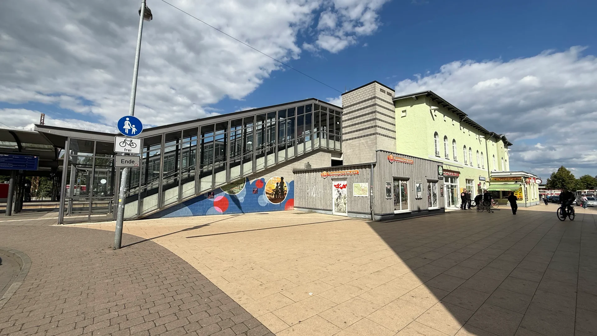 Der Bahnhof Fürstenwalde als Minecraft-Modell