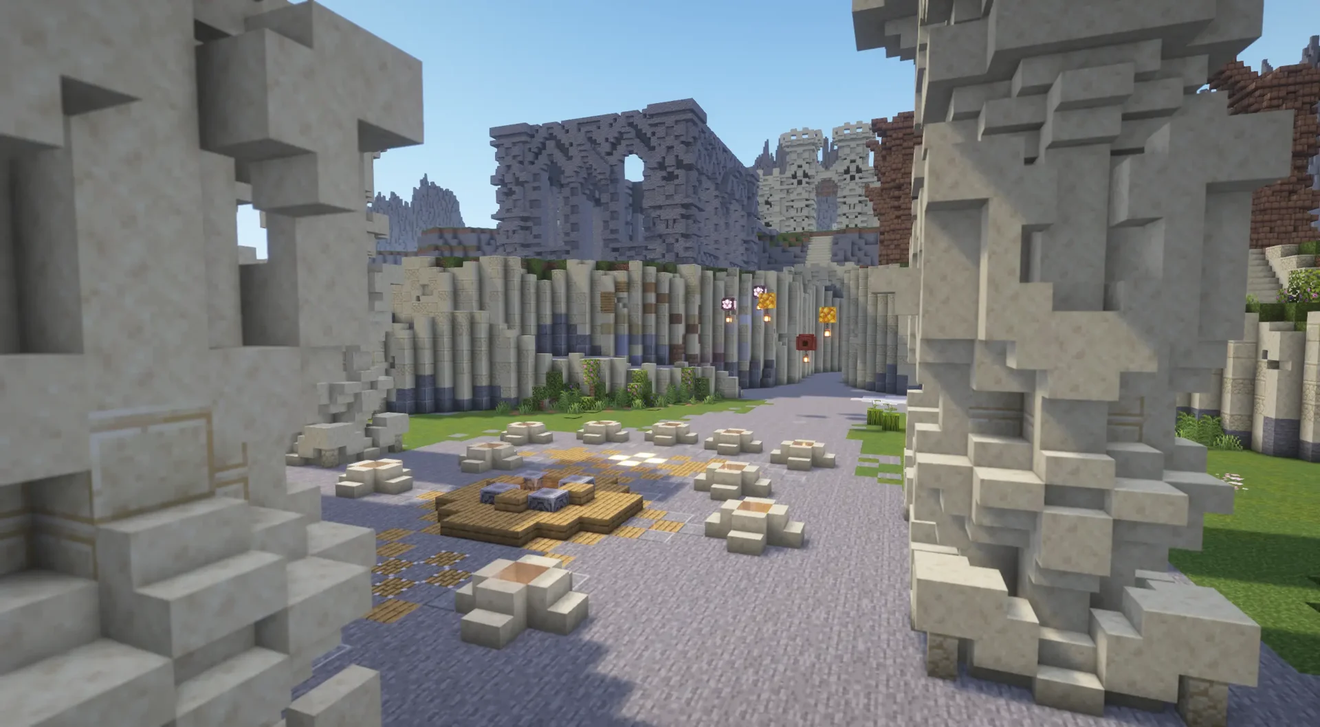 Bauwerk auf dem Minecraft-Bauserver EthicBuilds