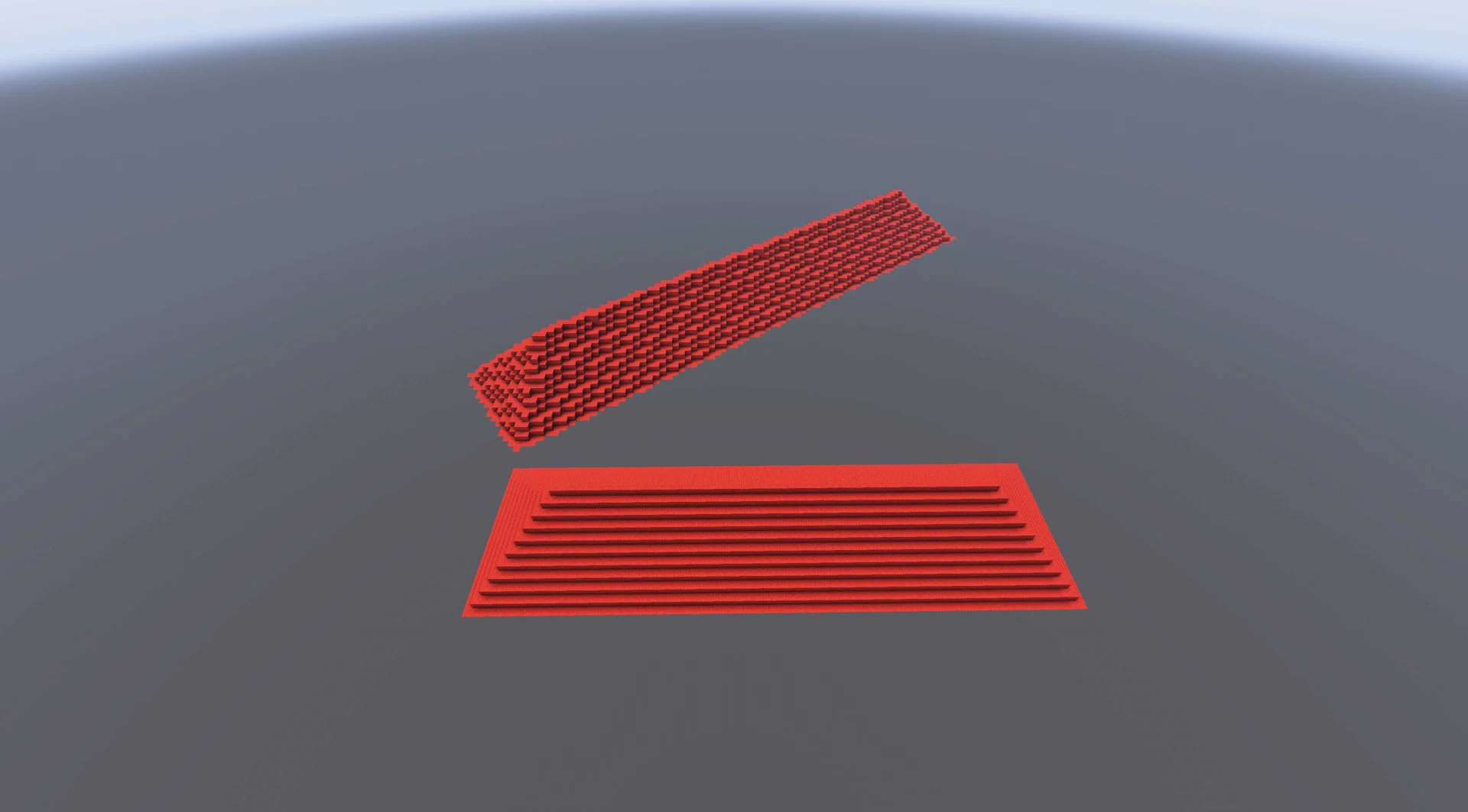 Arceon //roof: Dachform aus roter Wolle