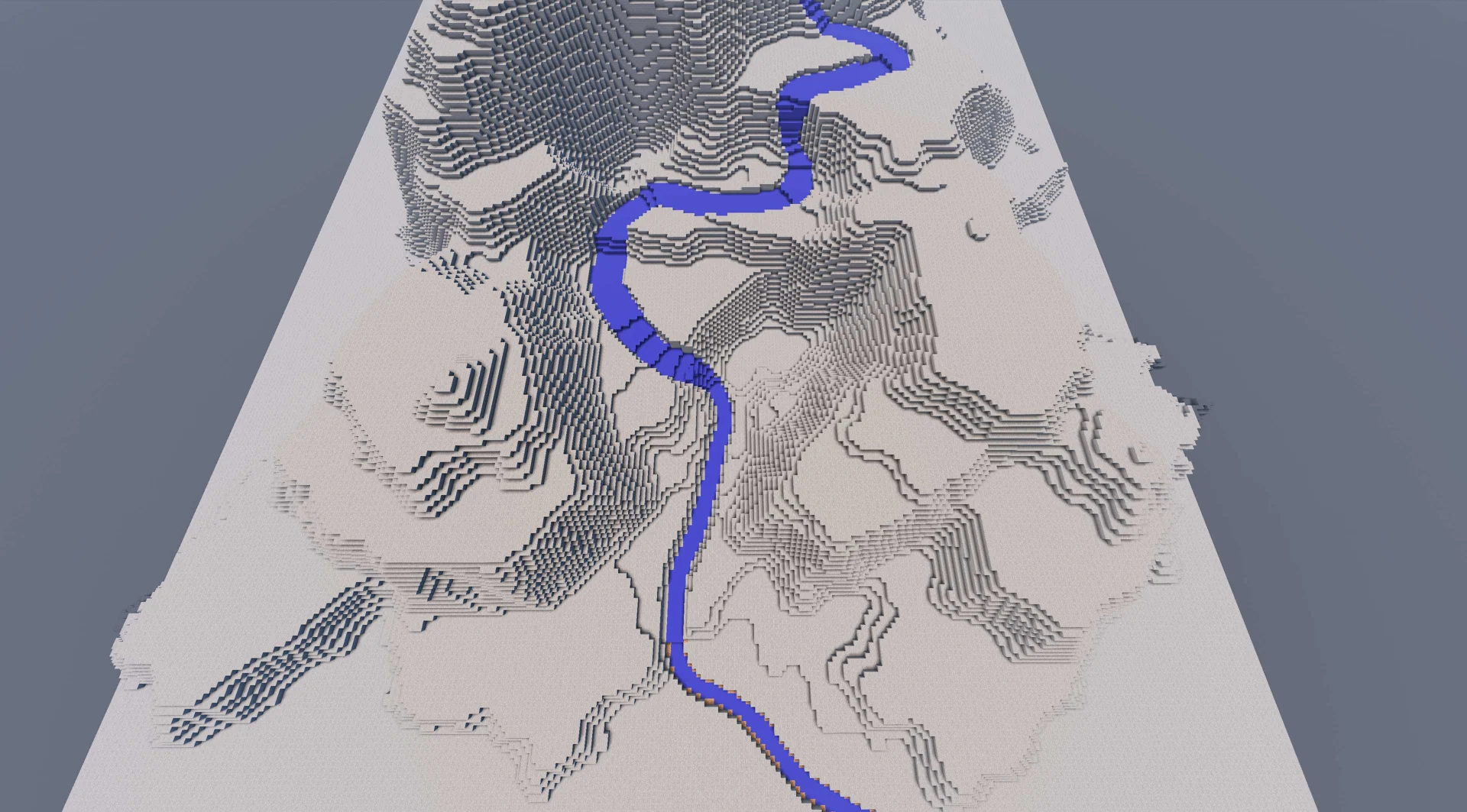 Arceon //river mit Option -n: geschwungener Flusslauf