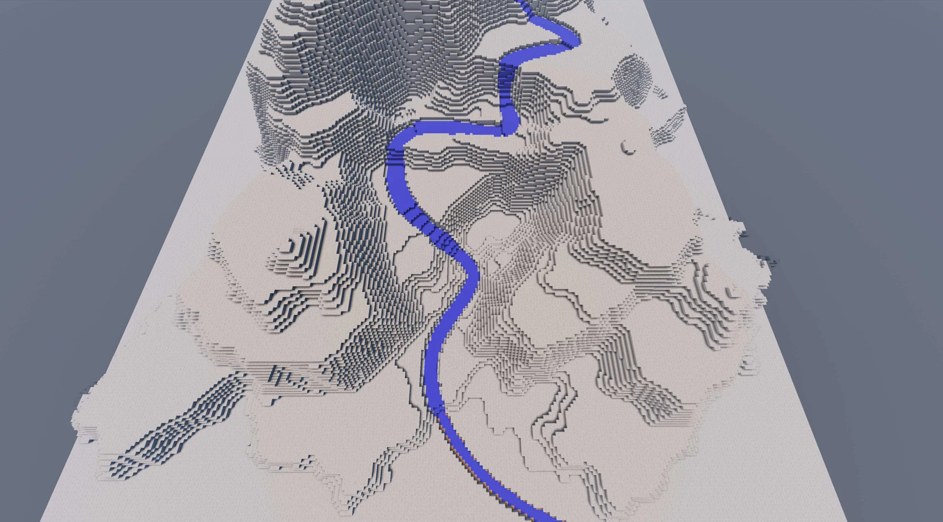Arceon //river mit Option -s: Flusslauf mit weichen Ufern