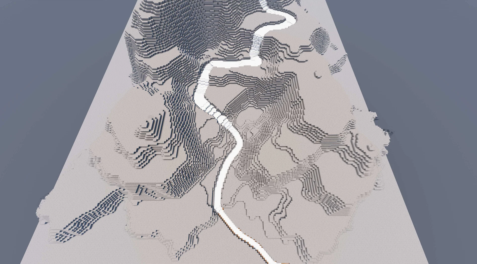 Arceon //river: verschneiter Flusslauf