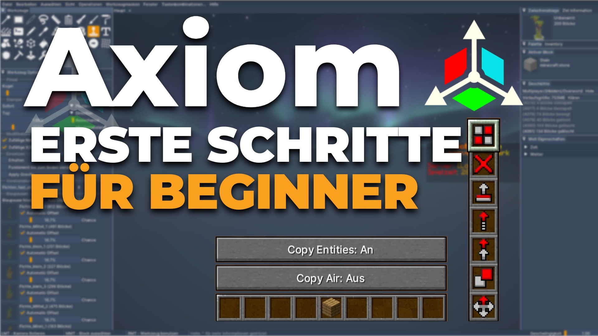 Axiom erste Schritte